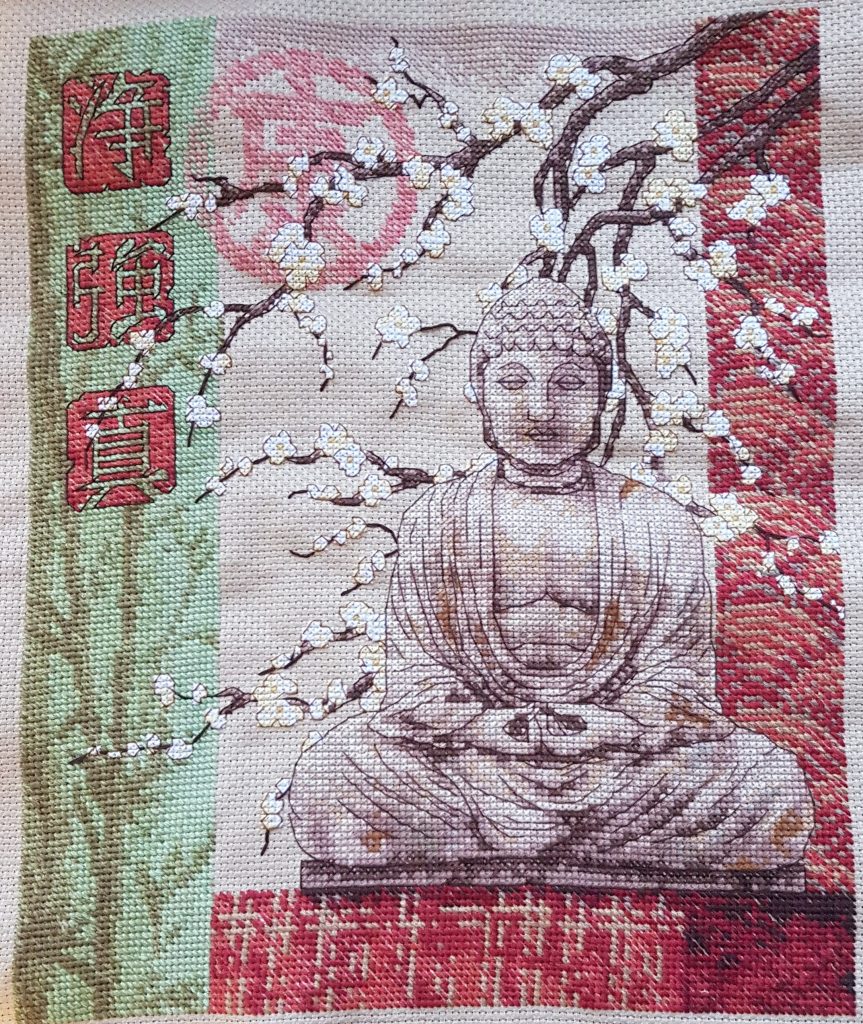 Buddha image finished.