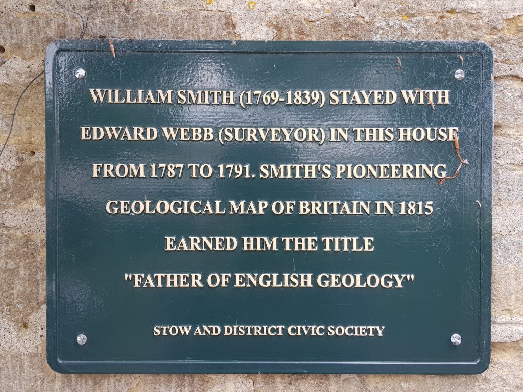 Stow (William Smith Plaque). Stow (William Smith Plaque).
