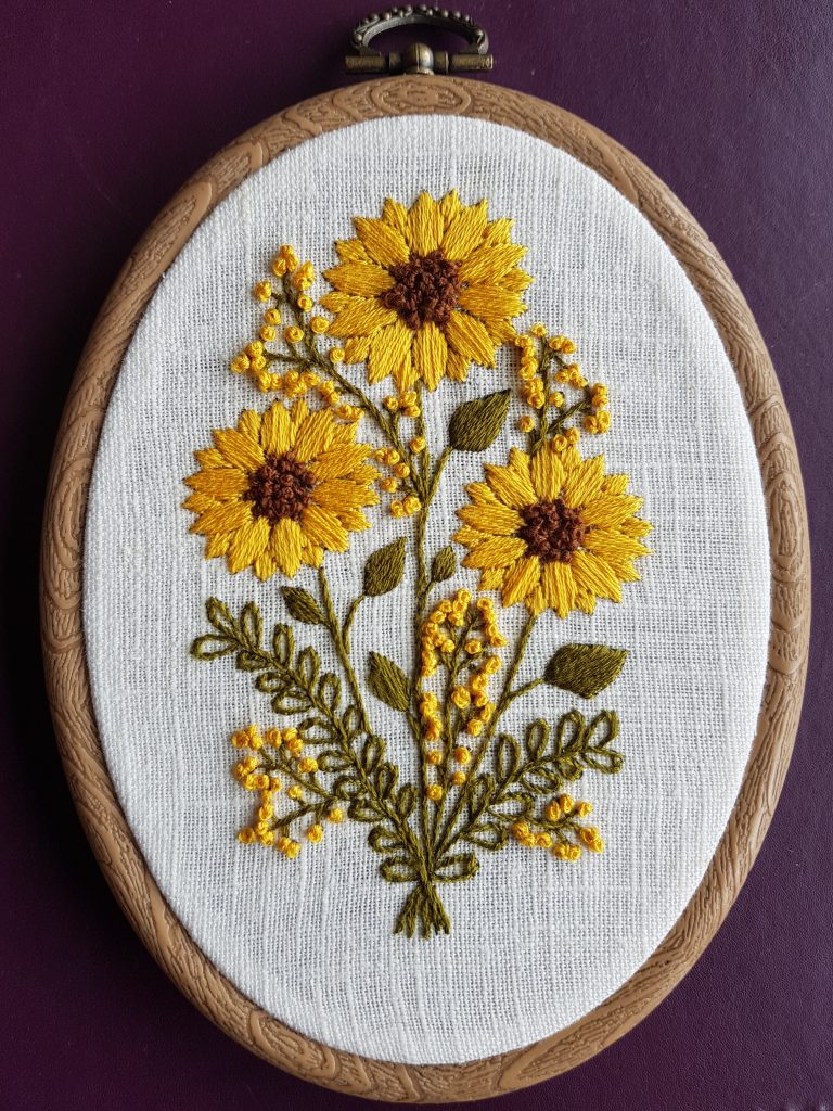 Embriodery Finished.