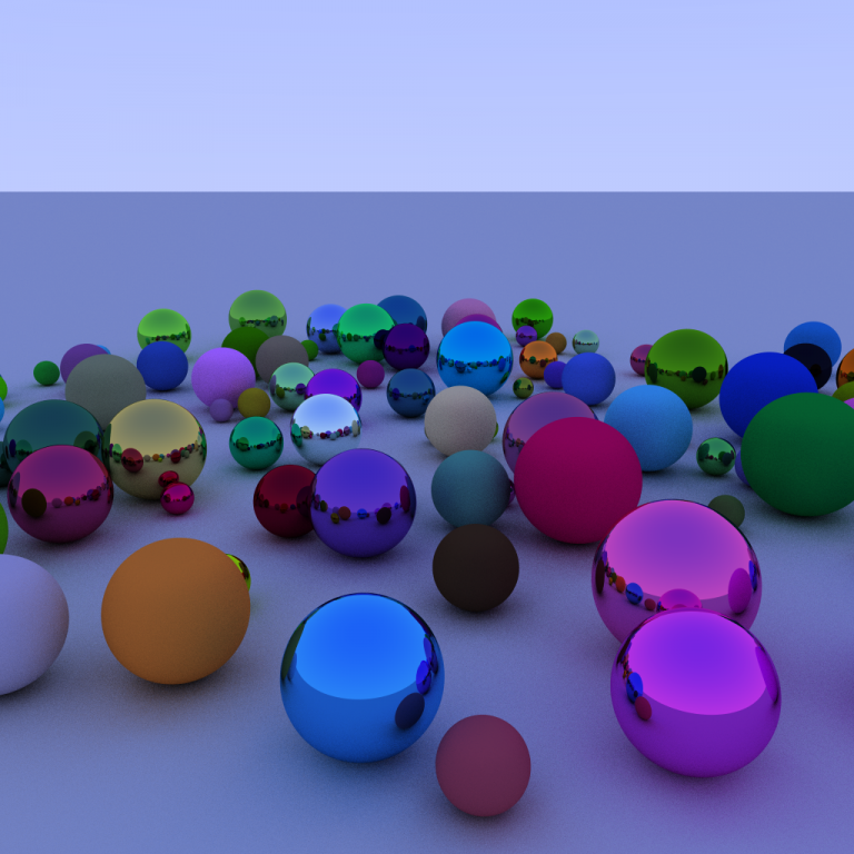 Shiny Sphere Scene. Shiny Sphere Scene.
